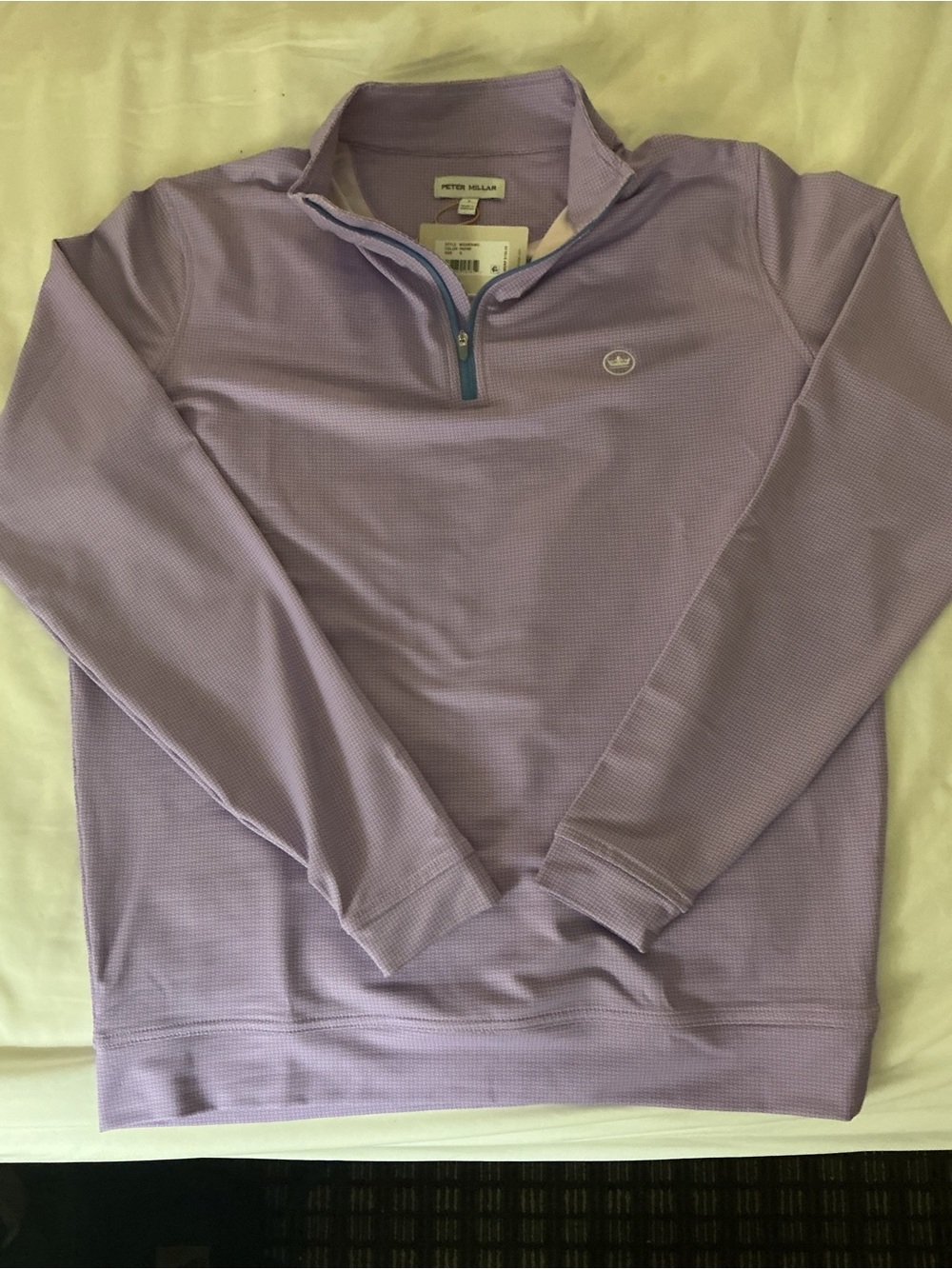 Peter Millar Link QuarterZip brand new NWT Small Style #MS26EK40C